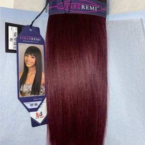 BOBBI BOSS First Remi Premium Human Hair,  Prime Yaki Remi 10S" • 99J, NEW